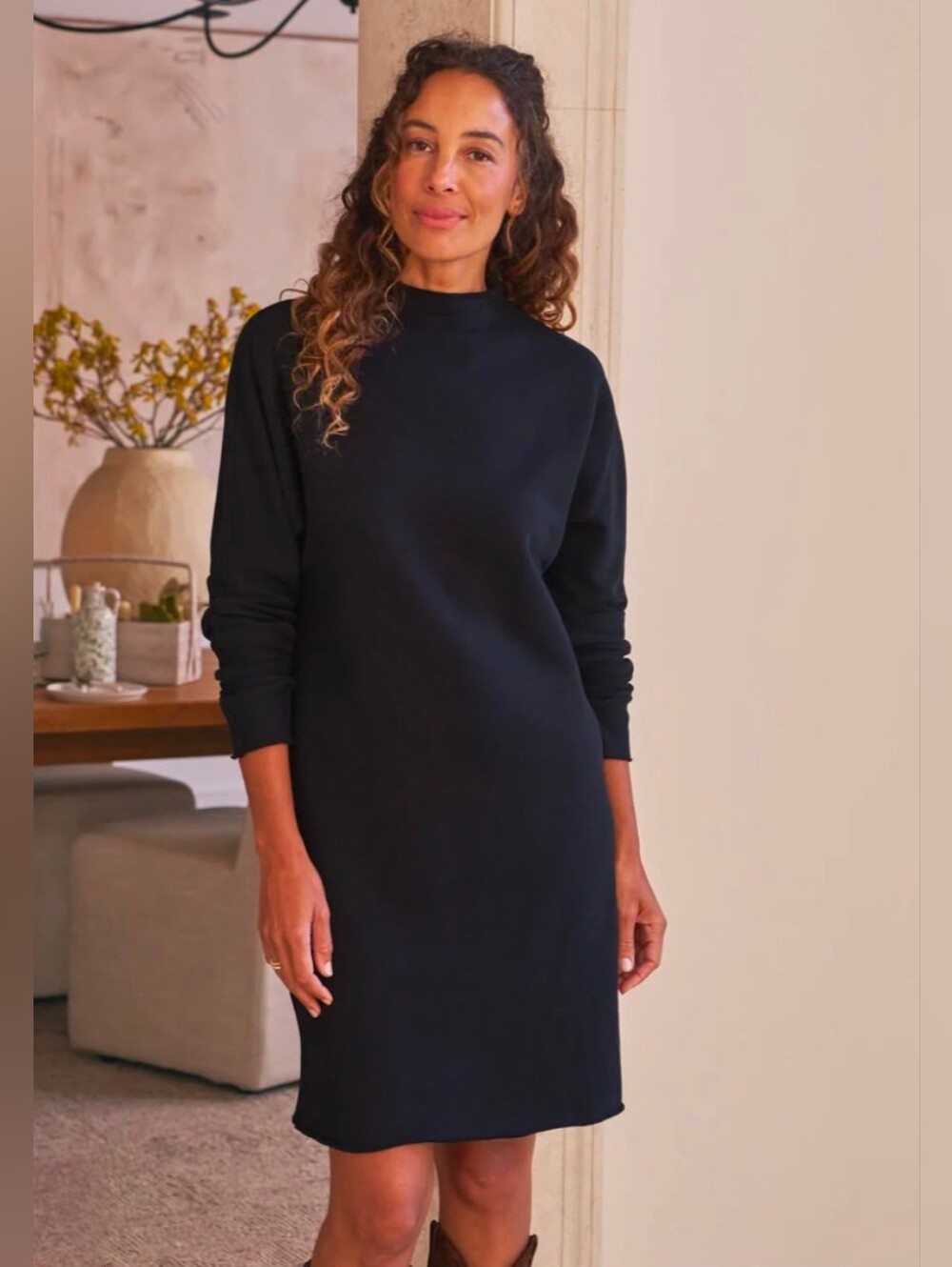 NWOT Frank&Eileen Izzie Fleece British Royal Navy Sweatshirt Party Dress